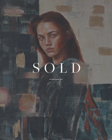 Mysterious Woman — 24 × 30 inches