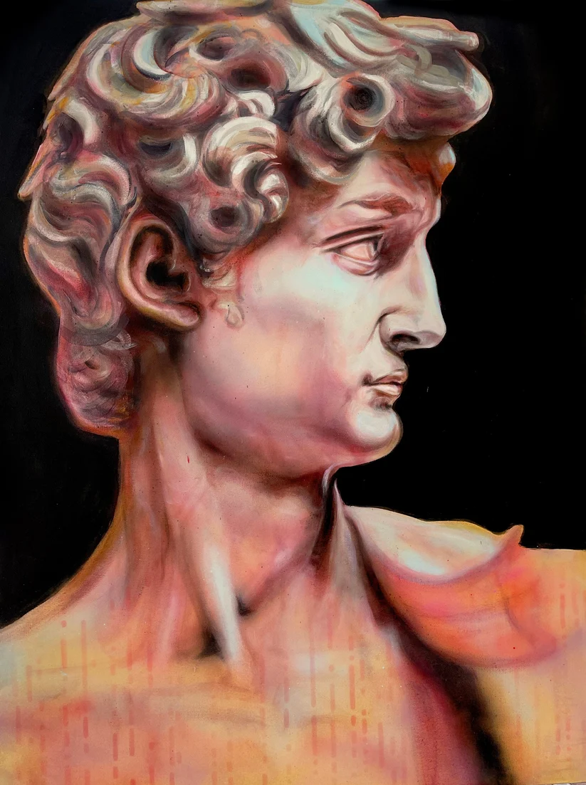 My David Oil on canvas, 30 × 40 in.