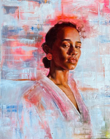 Determination Oil on canvas, 24 × 30 in.